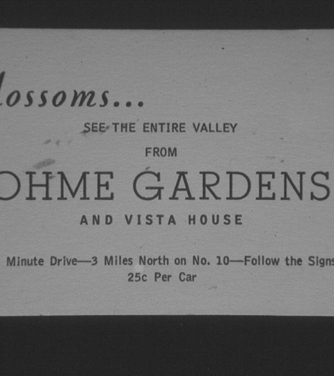 Ohme Gardens Main Entrance